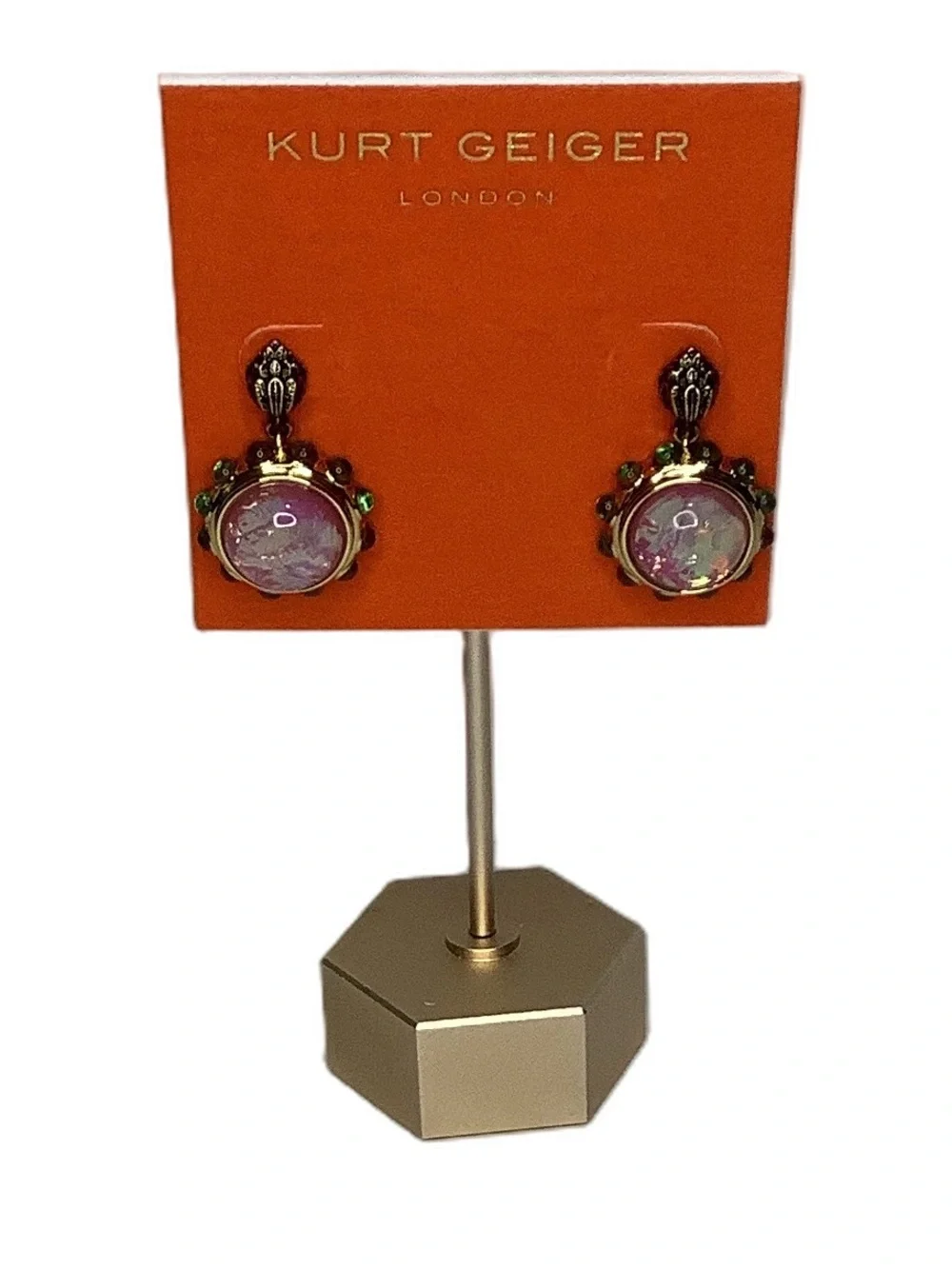 Kurt Geiger London Regency Small Drop Earrings New